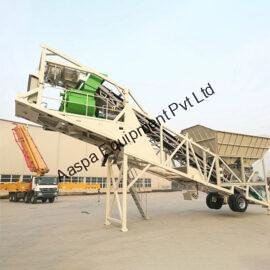 mobile compact concrete batching plant